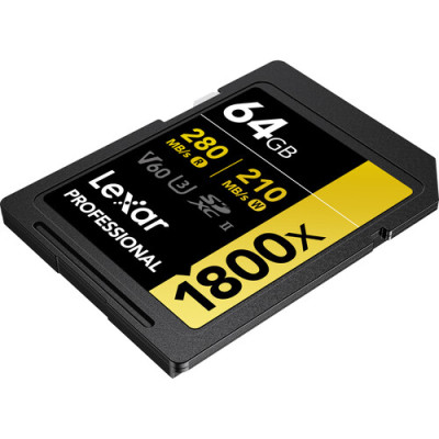 Карта памяти Lexar SDXC 64GB Professional 1800x UHS-II- фото2