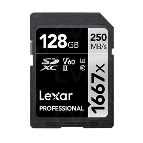 Карта памяти Lexar SDXC 128GB Professional 1667x UHS-II