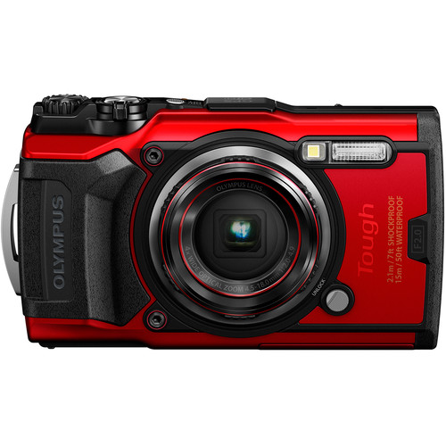 Цифровой фотоаппарат Olympus Tough TG-6 Red- фото