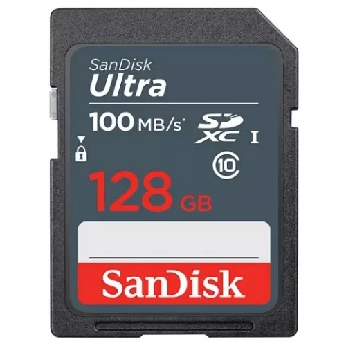 Карта памяти SanDisk Ultra SDHC 128Gb 100Mb/s Class 10 UHS-I  