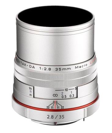 Объектив Pentax HD DA 35mm f/2.8 Macro Limited Silver
