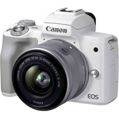 Фотоаппарат Canon EOS M50 MARK II kit 15-45mm White - фото