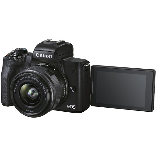 Фотоаппарат Canon EOS M50 MARK II Double Kit 15-45mm + 55-200mm Black- фото3