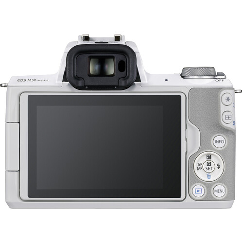Фотоаппарат Canon EOS M50 MARK II kit 15-45mm White - фото2