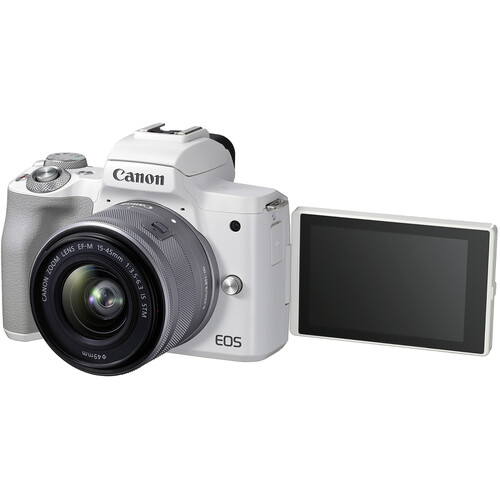 Фотоаппарат Canon EOS M50 MARK II kit 15-45mm White - фото3