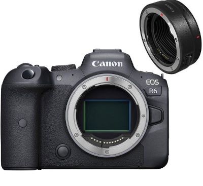 Фотоаппарат Canon EOS R6 Body + Mount Adapter EF-EOS R - фото