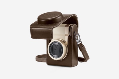 Чехол Leica C-LUX (кожа) тёмно-серый - фото2