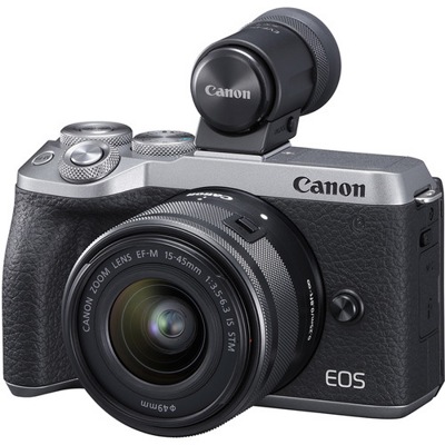 Фотоаппарат Canon EOS M6 Mark II Kit 15-45mm IS STM- фото