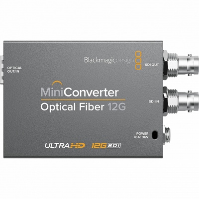 Мини конвертер Blackmagic Mini Converter Optical Fiber 12G