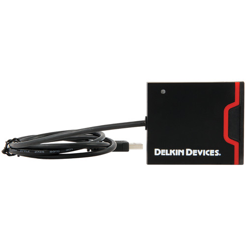 Картридер Delkin Devices USB 3.0 Dual Slot SD UHS-II and CF Memory Card Reader (DDREADER-44)- фото2