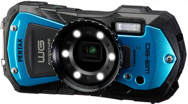 Фотоаппарат Pentax WG-90 Blue- фото3