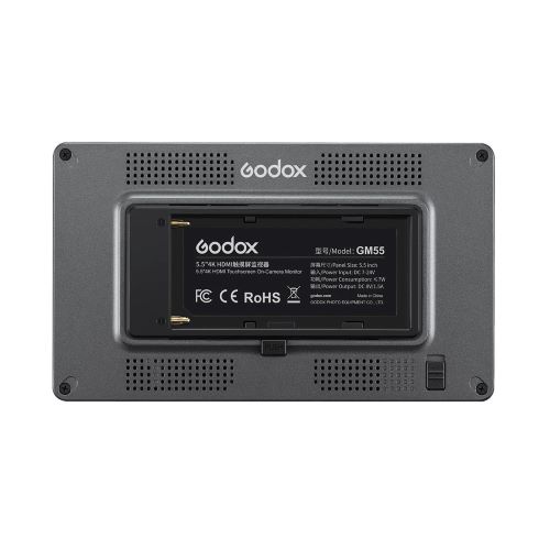 Видеомонитор Godox GM55 5.5”4K HDMI накамерный - фото3