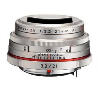 Объектив Pentax HD DA 21mm f/3.2 AL Limited Silver