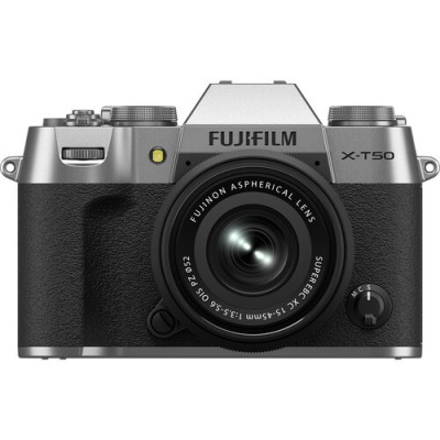  Фотоаппарат Fujifilm X-T50 Kit 15-45mm Silver- фото