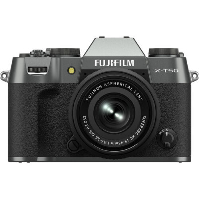 Фотоаппарат Fujifilm X-T50 Kit 15-45mm Charcoal Silver- фото