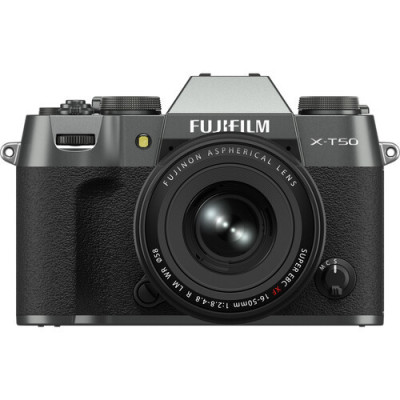 Фотоаппарат Fujifilm X-T50 Kit 16-50mm Charcoal Silver- фото
