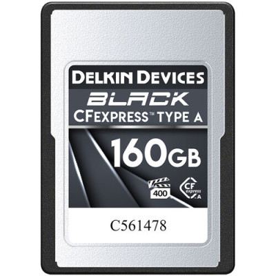Карта памяти Delkin Devices 160GB BLACK CFexpress Type A (DCFXABLK160)