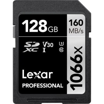 Карта памяти Lexar 128GB Professional 1066x SDXC UHS-I