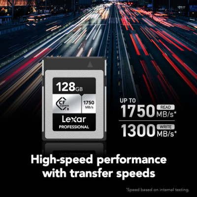 Карта памяти Lexar 128GB Professional CFexpress Type B Card SILVER- фото2