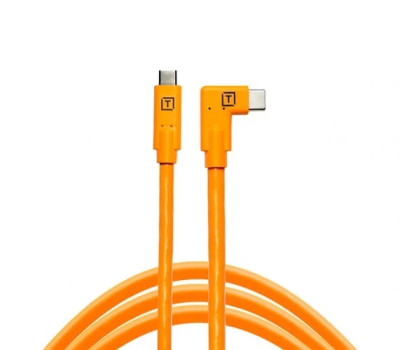 Кабель Tether Tools TetherPro USB-C to USB-C Right Angle 4.6m, Orange