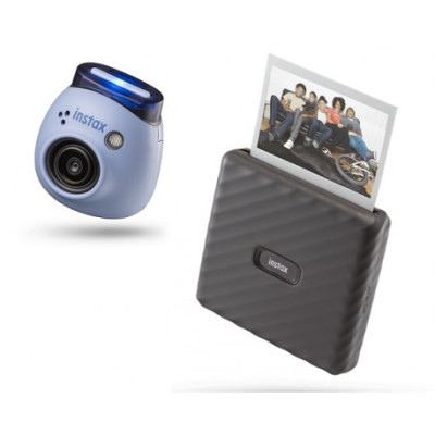 Фотопринтер Fujifilm Instax Link WIDE Mocha Gray + Instax Pal Blue