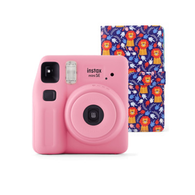 Камера моментальной печати Fujifilm Instax mini SE Pink + альбом в подарок!