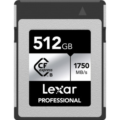  Карта памяти Lexar 512GB Professional CFexpress Type-B Silver 
