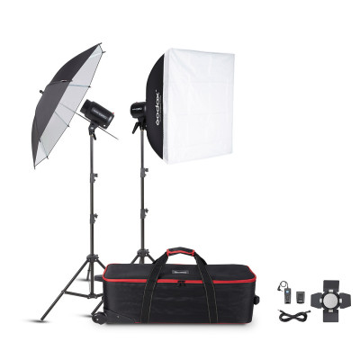 Комплект студийного оборудования Godox E250-D- фото