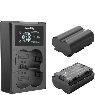 Зарядное устройство SmallRig 38222 + 2 аккумулятора NP-W235- фото