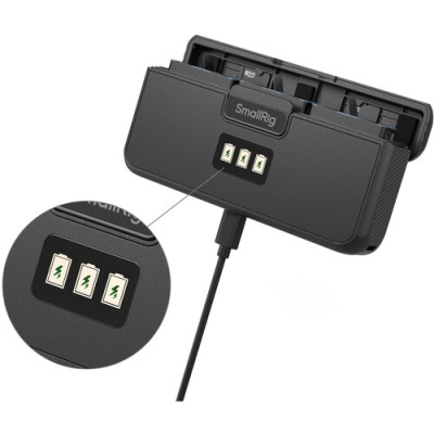 Аккумулятор SmallRig 4565 с зарядным устройством для GoPro 13- фото3