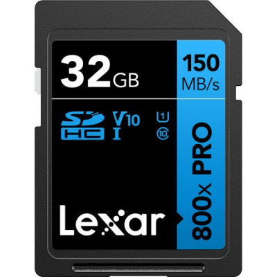 Карта памяти Lexar 32GB High-Performance 800x PRO SDHC UHS-I- фото