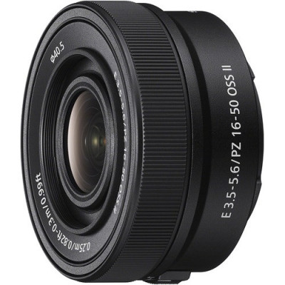 Объектив Sony E PZ 16-50mm f3.5-5.6 OSS II (SELP16502) Black- фото
