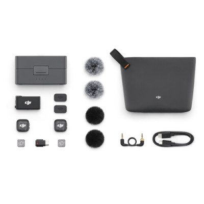 Микрофон DJI Mic 3 (2 TX + 1 RX + Charging Case)- фото3