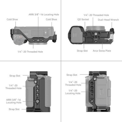 Клетка SmallRig 4256 для Sony ZV-E1- фото2