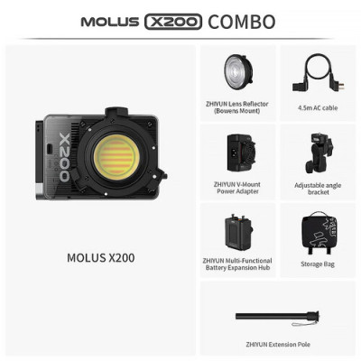 Осветитель Zhiyun Molus X200 Light Combo- фото3