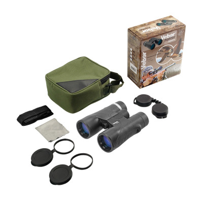 Бинокль 8*42 Veber Hunter (черный)- фото2