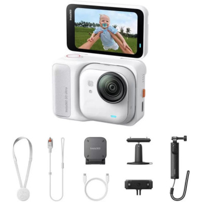 Экшн-камера Insta360 GO Ultra Creator Bundle (White) - фото