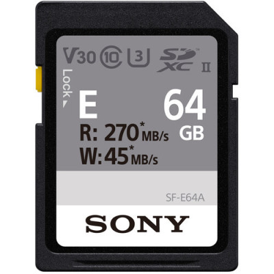 Карта памяти Sony SDXC 64GB UHS-II SF-E Series (SF-E64A)