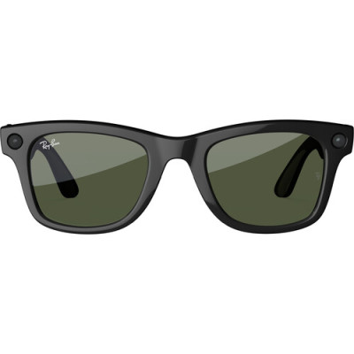 Очки RAY-BAN META GEN 2 WAYFARER Shiny Black G-15 Green (M)- фото