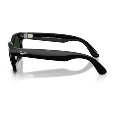 Очки RAY-BAN META GEN 2 WAYFARER Shiny Black Clear/Graphite Green Transitions (M)- фото4