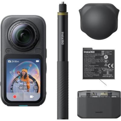 Экшн-камера Insta360 X6 360° 8K Essentials Bundle- фото
