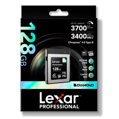 Карта памяти Lexar CFexpress 4.0 Type B 128GB Professional DIAMOND VPG400 (R3700/W3400)- фото3