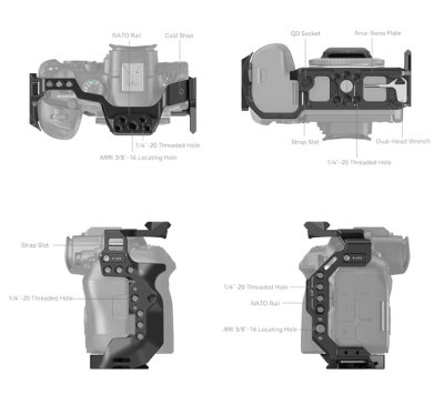 Клетка SmallRig 4159 для Canon R6 Mark II- фото2