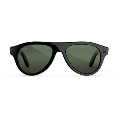Очки RAY-BAN META GEN 3 AVIATOR Shiny Black Clear/Green Transitions- фото2