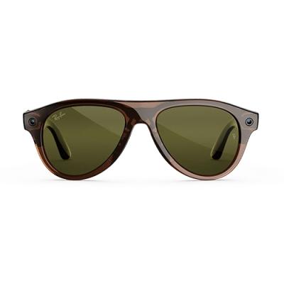 Очки RAY-BAN META GEN 3 AVIATOR Polished Transparent Umber Clear/Jade Transitions- фото2