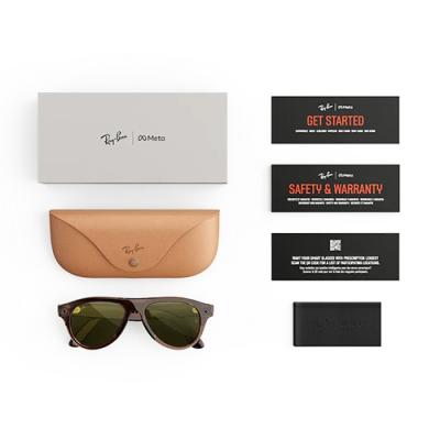 Очки RAY-BAN META GEN 3 AVIATOR Polished Transparent Umber Clear/Jade Transitions- фото5