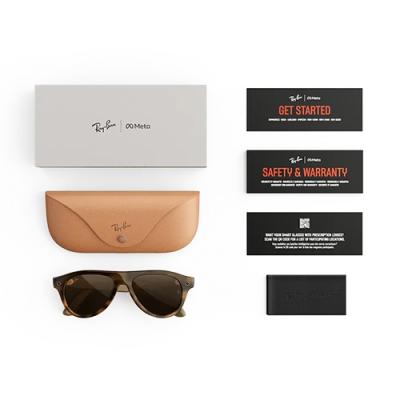 Очки RAY-BAN META GEN 3 AVIATOR Polished Havana Clear/ Brown Transitions- фото5