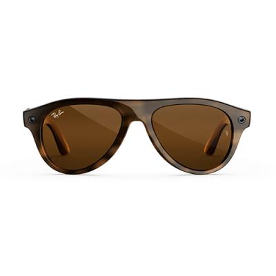 Очки RAY-BAN META GEN 3 AVIATOR Shiny Havana Dark Brown- фото