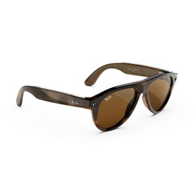 Очки RAY-BAN META GEN 3 AVIATOR Shiny Havana Dark Brown- фото3