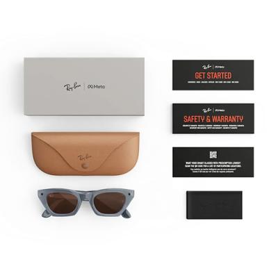 Очки RAY-BAN META GEN 3 ZENA Polished Milky Grey Lilac Clear/Copper Transitions- фото4